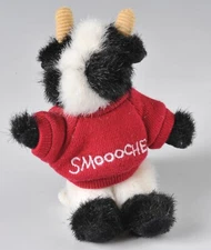 Vintage Boyds Bear Mini Message Bessamae Smoooches Cow Jointed Plush Animal 4"