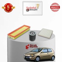 Set Service 3 Filter Fiat Punto II 1.2 59KW 80CV Von 1999->