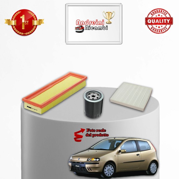 Set Service 3 Filter Fiat Punto II 1.2 59KW 80CV Von 1999->-image
