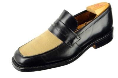 CHEANEY Two-Tone Spectator Loafers Dress Shoes Benchmade ENGLAND 9.5