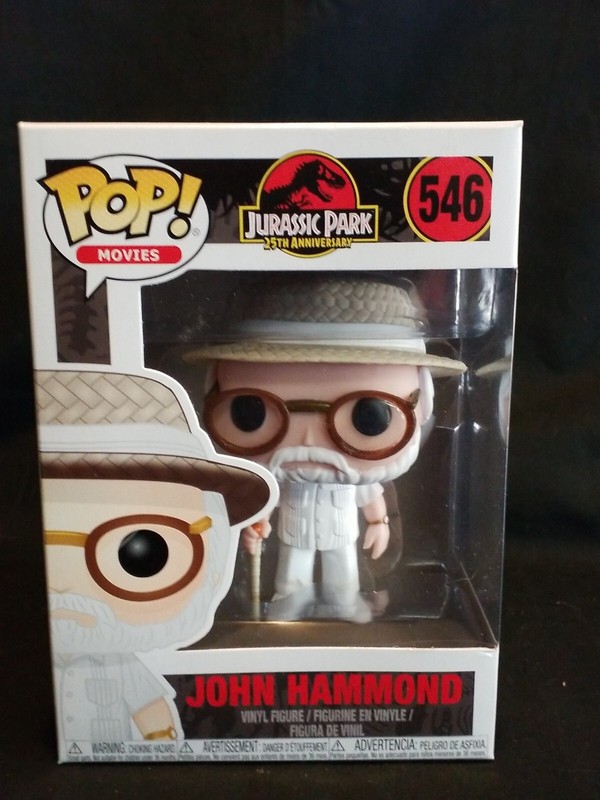 NIB - Funko Pop! Movies - Jurassic Park 25th Anniversary - JOHN HAMMOND #546