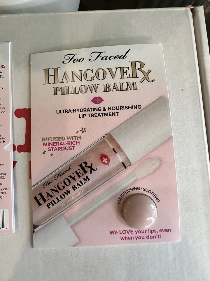 2x TOO FACED HangoveRx Pillow Balm - Sample Cards - Image 3 of 3