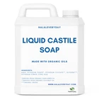 Liquid Castile Soap Unscented Base Natural Organically Sourced Oils Cleanse Bulk