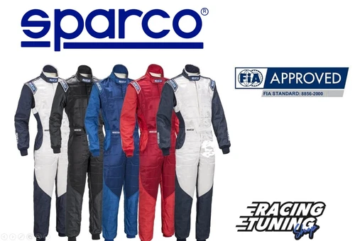 SPARCO RS-5 CAR SUIT APPROVED FIA - RACING SUIT FIA 8856-2000 31/12/2028