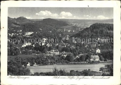 Bad Kissingen Blick vom Kaffee Restaurant Jagdhaus Me