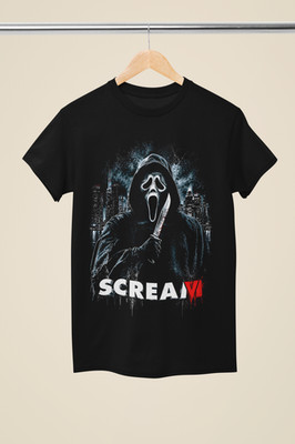 T-Shirt Inspired by Scream Filmmotiv schwarz Unisex (MO 20)
