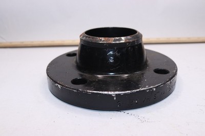 Flat Face Weld Neck Flange A105 Carbon Steel Black 3-150