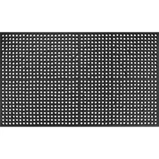 Global Industrial Drainage Mat 3'W x 5'L 1/2" Thick Black