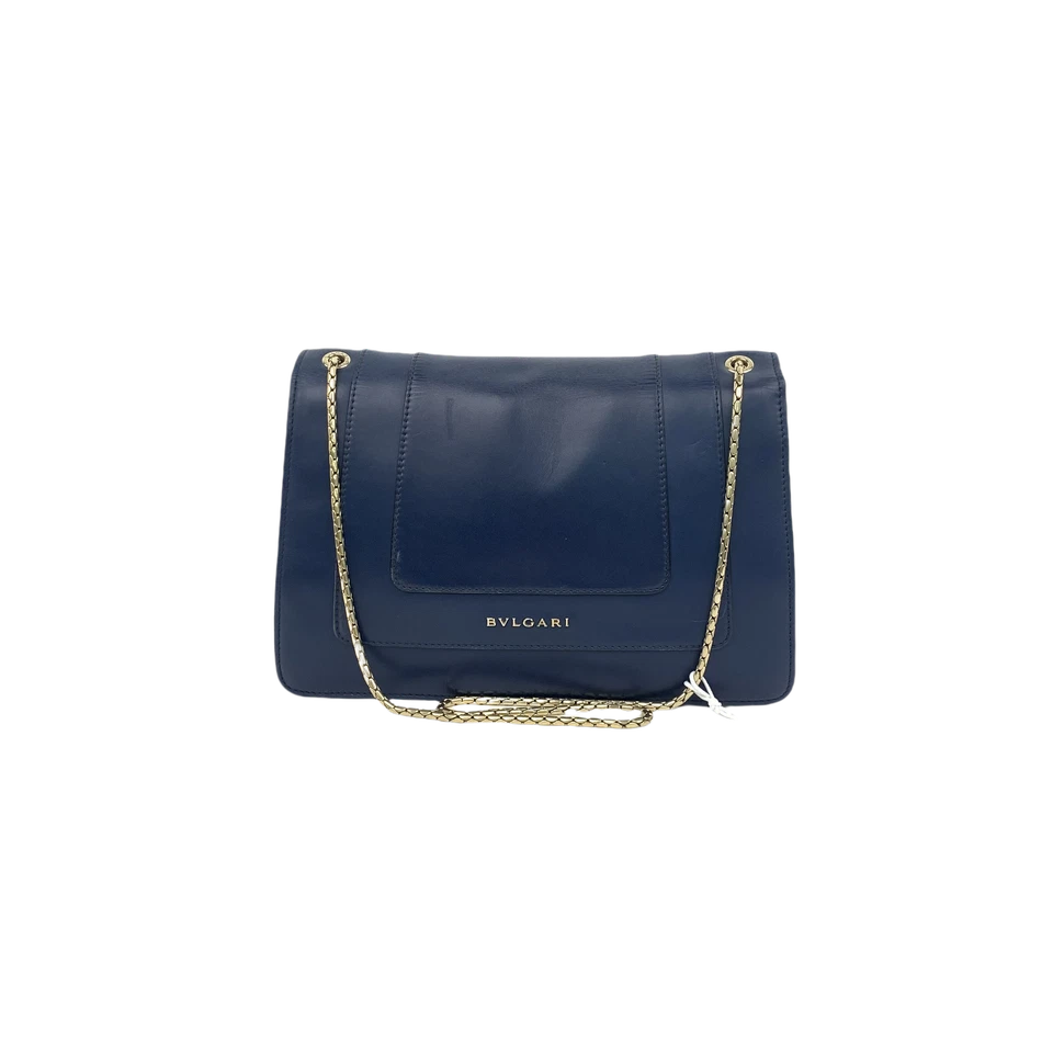 Bolsos BVLGARI de piel de vaca azul marino C1369061154 Foto 3 de 4