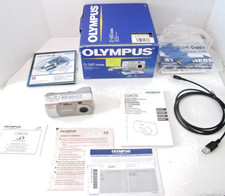 Olympus CAMEDIA D-540 Zoom 3.2MP Digital Camera - Silver In Box Fully Tested