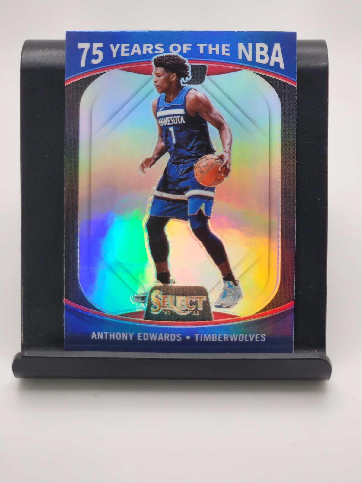 2021-22 Select Anthony Edwards 75 Years of the NBA Timberwolves
