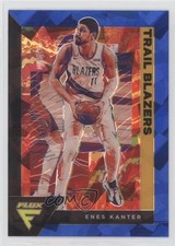 2020-21 Panini Flux Blue Cracked Ice Prizm Enes Kanter #149 0y59