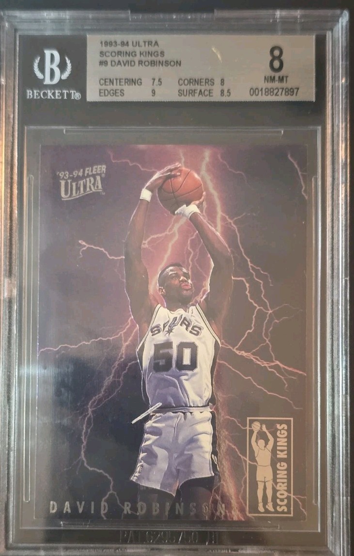 1993-94 Fleer Ultra - Scoring Kings David Robinson #9 BGS 8