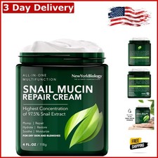 Luxurious 4 Fl Oz Snail Mucin Moisturizer - Deeply Hydrating Anti-Aging Cream