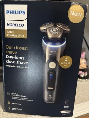 Philips Norelco i9000 prestige Ultra Shaver Kit XP9405/84 Wet/Dry -New! Open Box