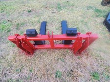 Pallet Fork Attachment Red Frame Black Forks For Tractor Skid Steer Loader