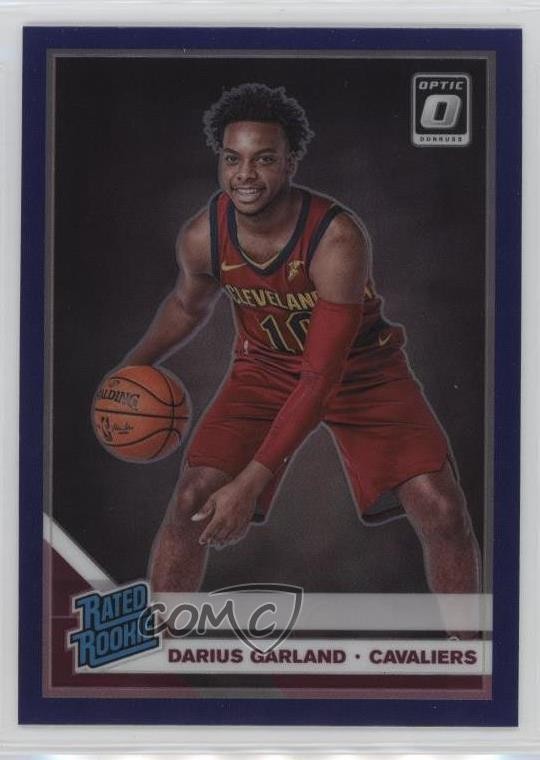 2019-20 Panini Donruss Optic Rated Rookie Purple Prizm Darius Garland #195