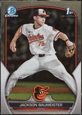 2023 Bowman Draft #BDC-84 Jackson Baumeister Chrome Baseball NM