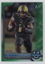 2021-22 Bowman U Chrome Prospects Green Refractor 80/99 Tyler Badie #80 2f4