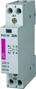 R 25-20 MODULE CONTACTORS 25A 2P 2Z 1M 230V AC ETICON 002463502