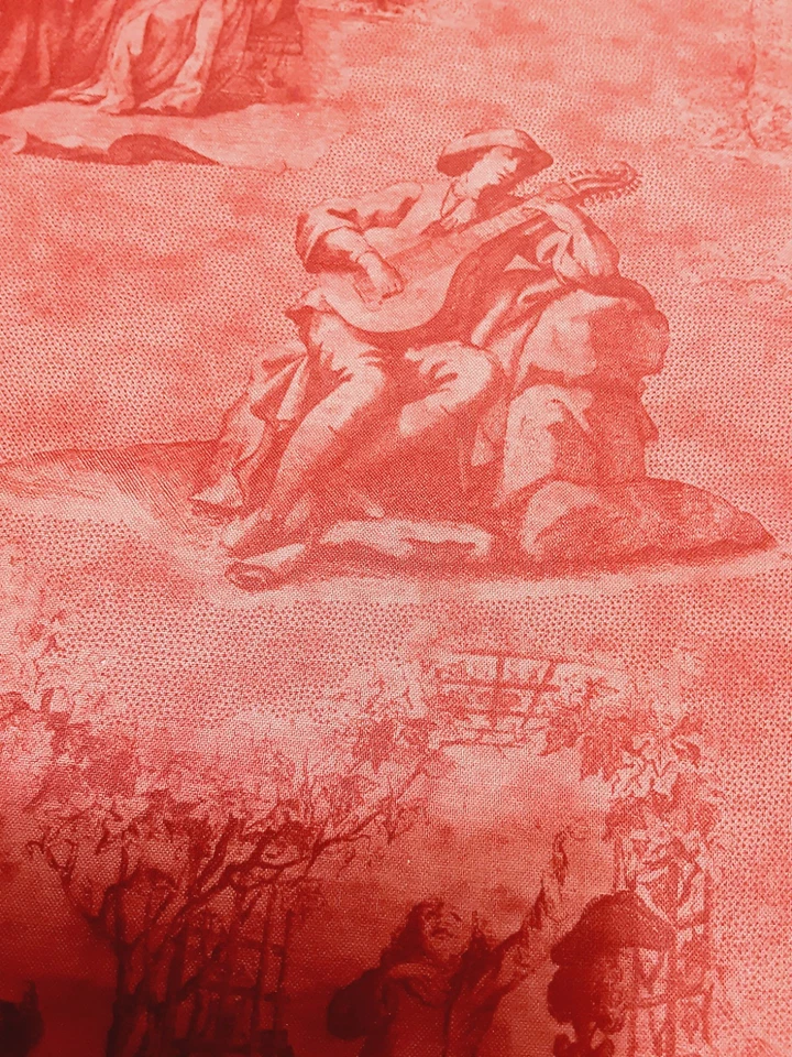 Vienna Nights by 3 Sisters for Moda Fabric Burgundy Red Cotton Toile 3 Yds 10 In - Image 4 of 4