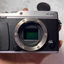 Fujifilm X-E3 Mirrorless Digital Camera Black Body Only Tested Work well Silver