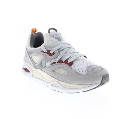 Puma TRC Blaze IVY League 38643202 Mens Gray Suede Athletic Basketball Shoes 9.5