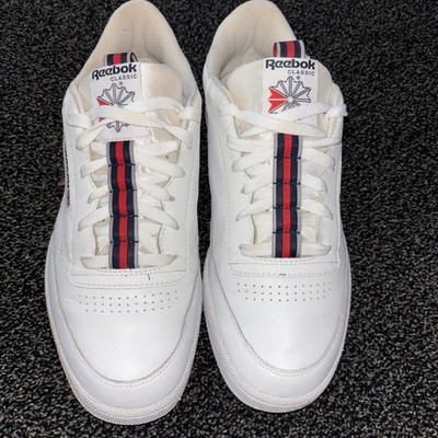 Reebok Club C 85 MU White Athletic Tennis Lifestyle Shoes Men s Size 12 Sneakers