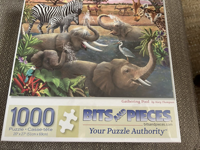 Bits and Pieces 1000 Piece Puzzle NEW #''Gathering Pool'' By Mary Thompson