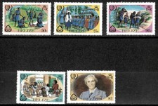 Belize 1985 - Girl Scouts - Set of 5 Stamps - Scott #745-49 - MNH
