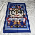 Princess Diana Prince Charles Royal Wedding Tea Towel Cotton Tea Cloth 77 x 46cm