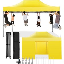 Gazebo Pieghevole 3x6m/3x4,5m/3x3m Impermeabile Stabile Protezione UV Pop Up Gazebo Giardino