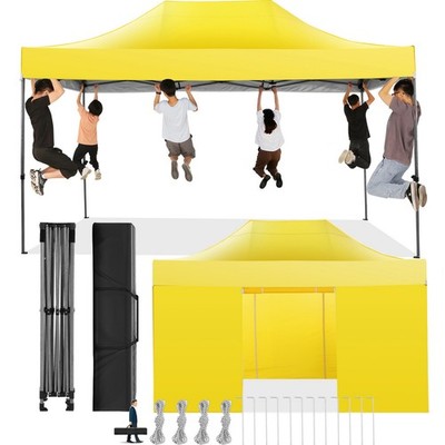 Faltpavillon 3x6m/3x4,5m/3x3m Wasserdicht Stabil UV-Schutz Pop Up Gartenpavillon