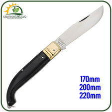 COLTELLO PROFESSIONALE SCARPERIA DE LUCA LAMA INOX AFFILATA MANICO ABS 170-220MM