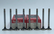 8X EXHAUST VALVE 17021-F V91282 TRANCO 4377979 FOR AUTOBIANCHI A 112 A112B1 FSO