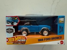 Hot Wheels 1966 Ford Bronco Pull Back Speeders Blue Diecast New Sealed Hot Wheels 1966 Ford Bronco Pull Back Speeders Blue Diecast New Sealed