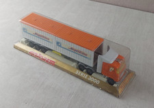 Ancien camion avec portes container Supertrans, Majorette série 3000, vintage