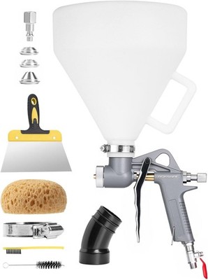 InoKraft TexCraft Drywall Texture Spray Gun 1.32 Gal Hopper 3 Nozzles