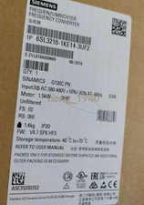 ONE NEW SIEMENS INVERTER 6SL3210-1KE14-3UF2 6SL3 210-1KE14-3UF2