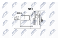 Nty Gelenksatz, Antriebswelle NPZ-TY-088 FüR Toyota