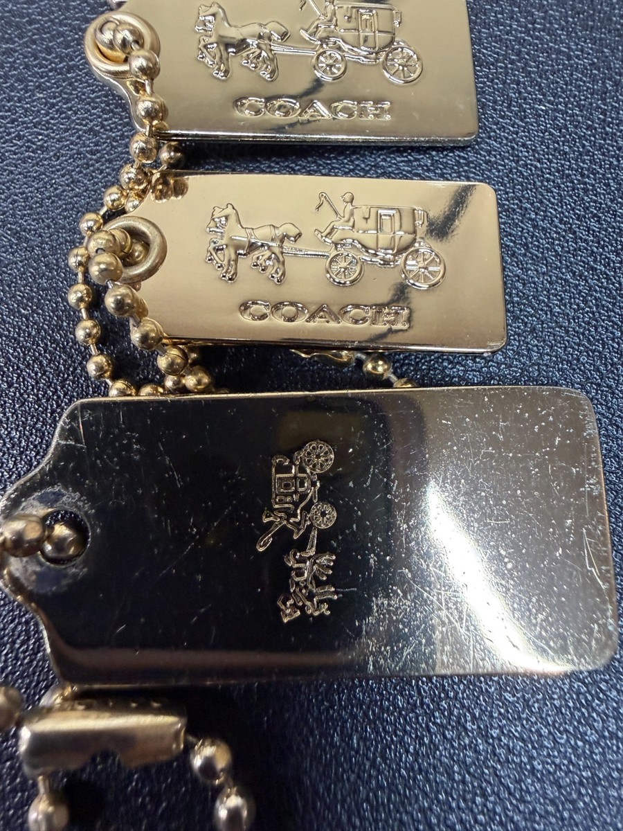 Coach Horse & Carriage Metal Hangtags Lot of 5 (Lot 2570) View 3