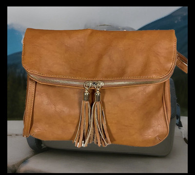 MMS BRAND ANTI KRAFT  THE HOPE CROSSBODY BAG VEGAN LEATHER SIZE 10WX3D NWOT