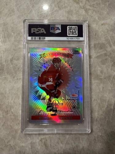 BRENDAN SHANAHAN 1997 DONRUSS LIMITED EXPOSURE PSA 7 PR /25 NHL HOCKEY HOF RARE - Picture 4 of 5