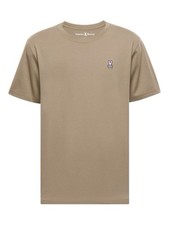 Psycho Bunny Boys Light Brown Short Sleeve Tee Size 10-12 M NEW WITH TAGS