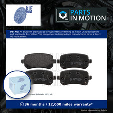 Brake Pads Set fits DODGE GRAND CARAVAN 3.8 Rear 08 to 10 EGL Blue Print Quality