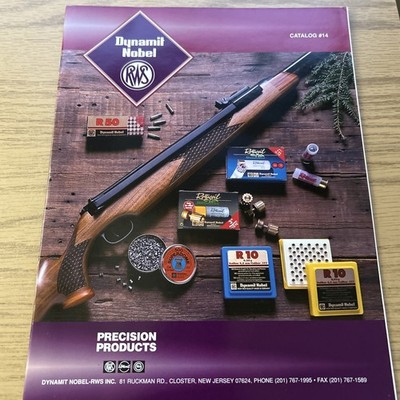 1995 DYNAMIT NOBEL- RWS CATALOG # 14,  ROTTWEIL PARAGON SHOTGUNS