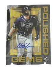 2020 Bowman Platinum Polished Gems 14/50 Austin Meadows #PG-19 Auto