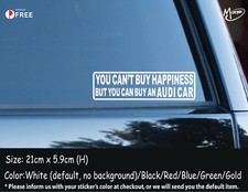 Audi Happiness Sticker Decal -reflectivemetallic Color Funny Jdm Car Decals Audi Happiness Sticker Decal -reflectivemetallic Color Funny Jdm Car Decals