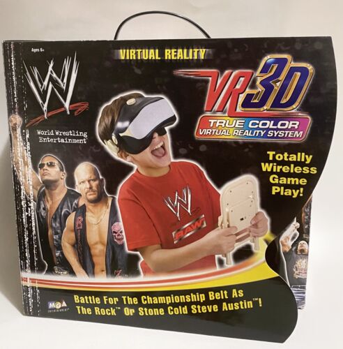 Vintage MGA VR 3D WWE WWF Wrestling SMACK DOWN Virtual Reality Toy Video Game