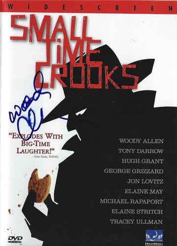 DVD firmado de Small Time Crooks por Woody Allen. Totalmente nuevo. Foto exacta a prueba en persona - Imagen 1 de 7